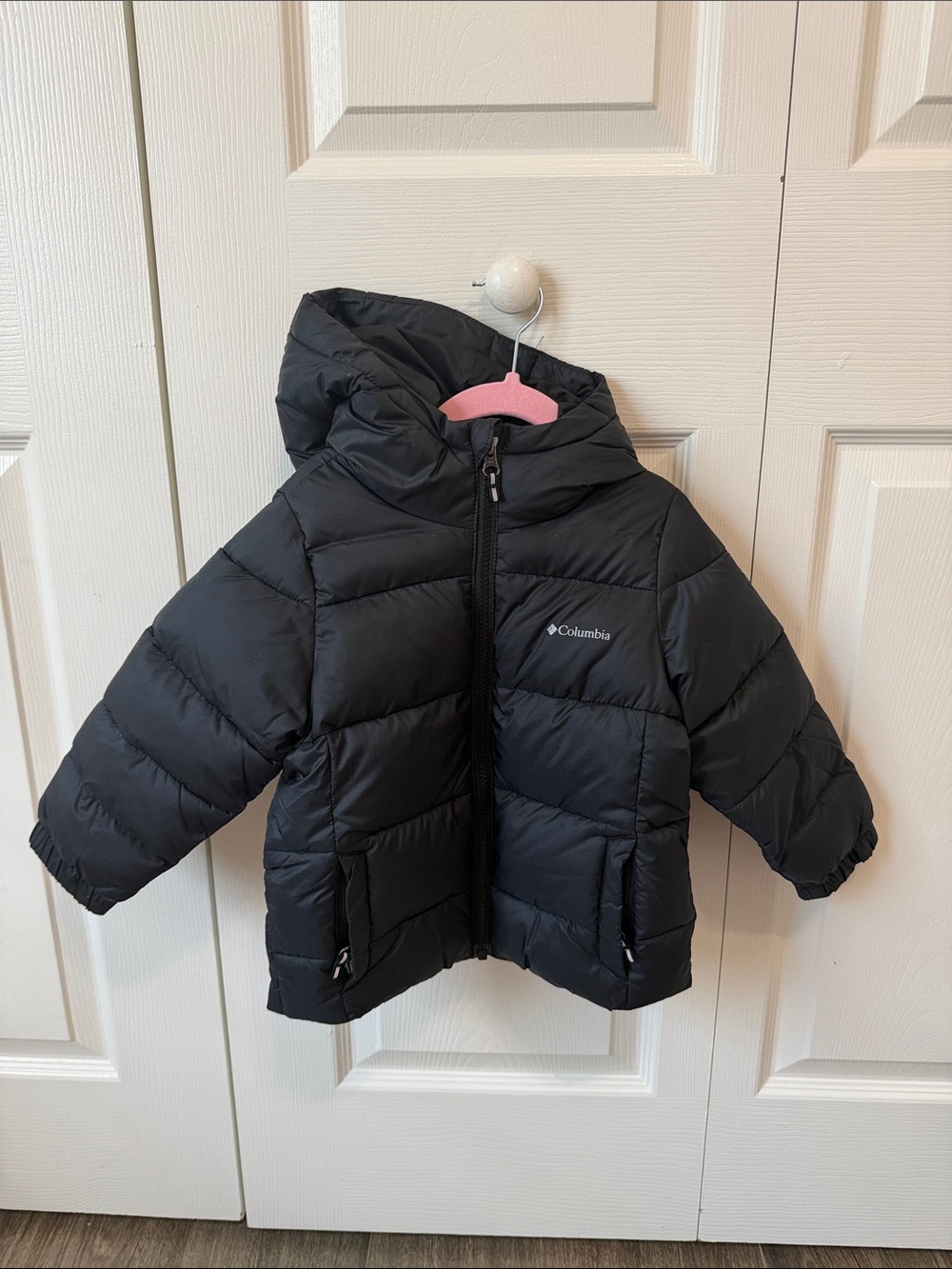 Columbia Black Kids Puffer Coat with Hood